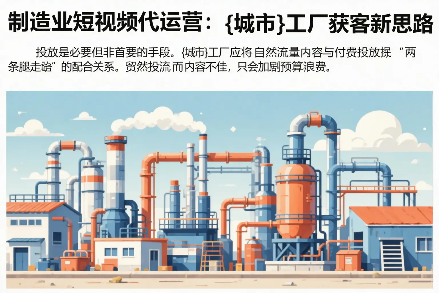 制造业短视频代运营：鹤峰工厂获客新思路