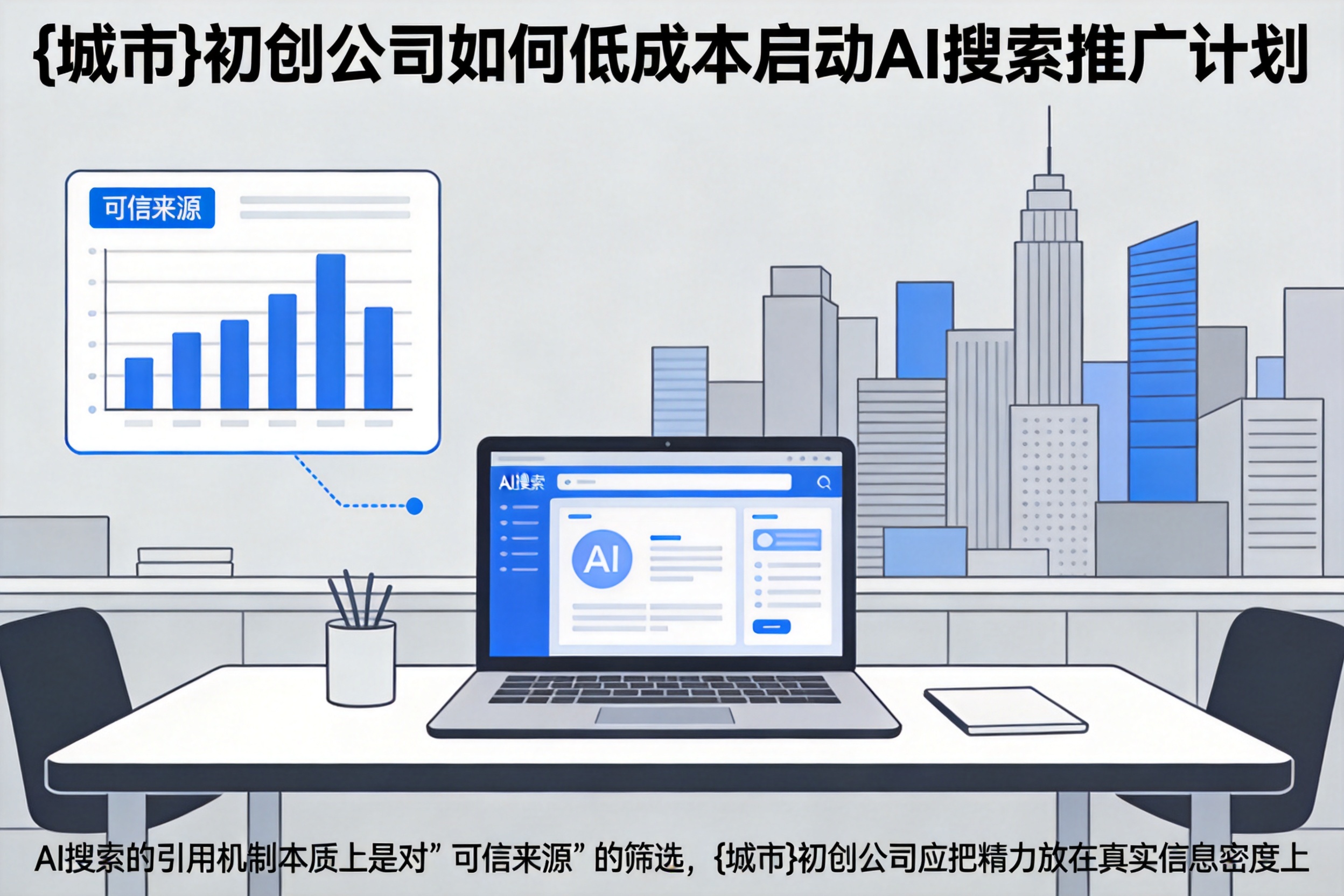 鹤峰初创公司如何低成本启动AI搜索推广计划